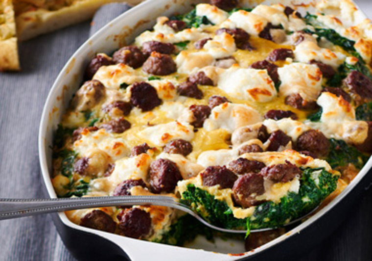 Frittata met spinazie