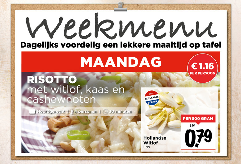 Weekmenu maandag week 17