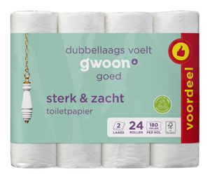 G'woon Toiletpapier 2 Laags - 24 stuks