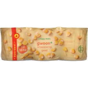 G'woon Mais 3 Pack - 495 gram