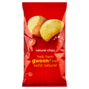 G'woon Chips Naturel - 250 gram