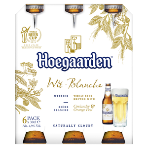 Hoegaarden Witbier 6x300ml Fles - 1800 ml