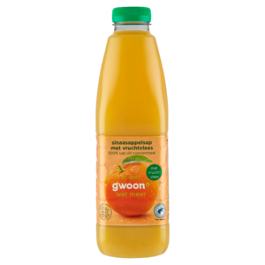 g'woon sinaasappelsap vruchtvlees