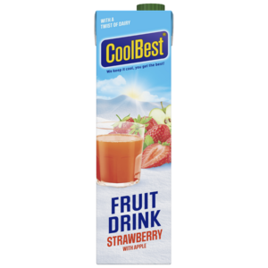 Coolbest Fruitdrink Strawberry - 1000 ml