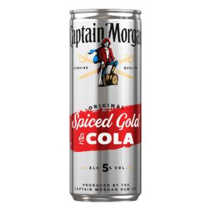 Captain Morgan Spiced Rum & Cola - 250 ml