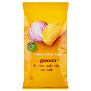 G'woon Chips Kaas Ui - 250 gram