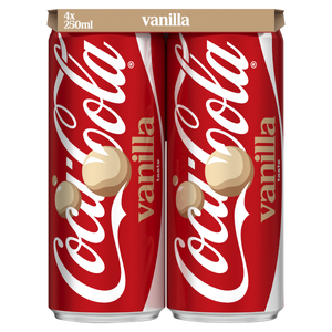 Coca Cola Vanilla Blik 4x250ml - 1000 ml