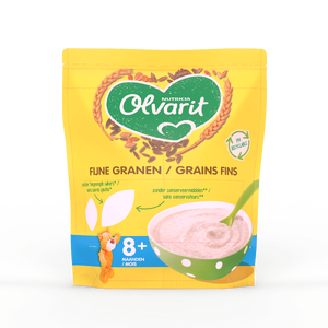 Olvarit 8m+ Pap Fijne Granen - 200 gram