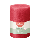 Bolsius Rustiek Stompkaars Rood 10 Cm