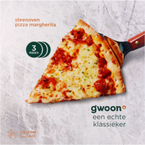 G'woon Pizza Margherita - 3 stuks