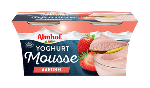 Almhof Yoghurtmousse Aardbei - 190 gram