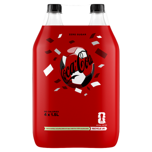 Coca Cola Zero 4x1500ml Fles - 6000 ml