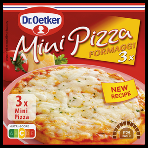 Dr. Oetker Mini Pizza Formaggi - 3 stuks