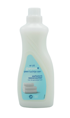 G'woon Wasverzachter Parfumvrij - 750 ml