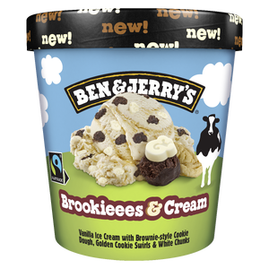 Ben & Jerry's Brookieees and cream
