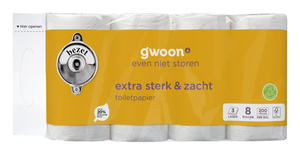 G'woon Toiletpapier 3 Laags - 8 stuks