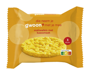 G'woon Maiswafel Kaas - 104 gram