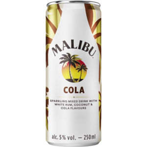 Malibu Caribean Rum & Cola - 250 ml