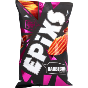Epixs Ribbelchips Bbq - 185 gram