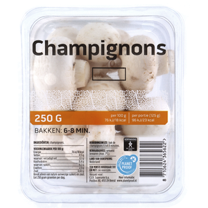 Witte Champignons - 250 gram