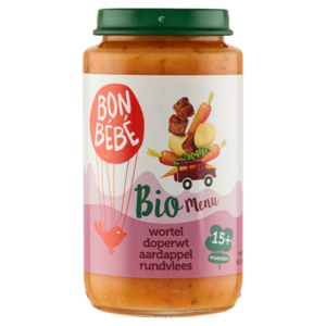 Bonbebe M1516 Wortel Doperwt Rundvlees - 250 gram